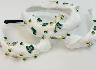 St. Paddy's Embellished Headband- Accessories,hair accessory,headband,headbands,RHINESTONE HEADBAND,Sale,Seasonal,st. paddy's,TOP KNOT HEADBAND-Ace of Grace Women's Boutique