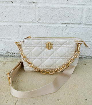 Jace Quilted Crossbody - Caroline Hill- bags, beige purse, black purse, CAROLINE HILL PURSE, CLUTCH PURSE, CROSSBODY PURSE, Jace, Leather Purse, PURSE, PURSES, quilted, QUILTED BAG-Ace of Grace Women's Boutique