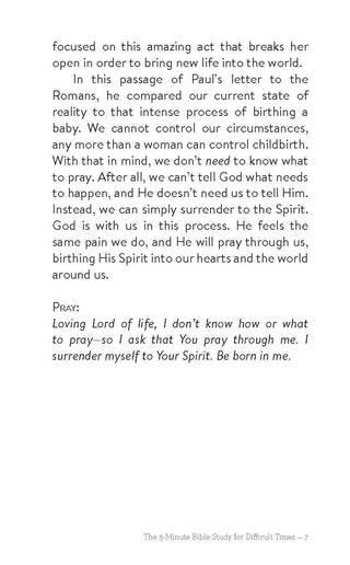 The 5-Minute Bible Study for Difficult Times- book,Books,Devotion,devotional,gifts-Ace of Grace Women's Boutique