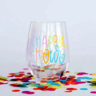 Stemless Wine Glass- Cheers, gifts, Happy hour, STEMLESS, WINE, WINE CUP-Ace of Grace Women's Boutique