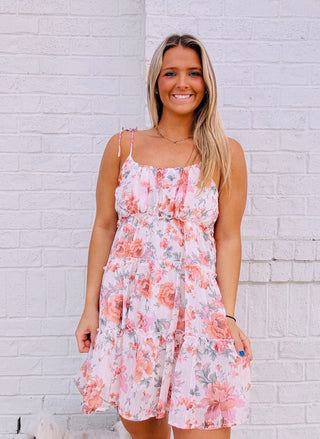 Floral Cami Mini Dress- dresses & rompers, floral dress, summer, summer dress-Ace of Grace Women's Boutique