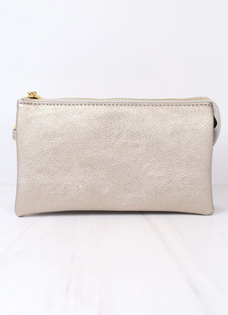 Liz Crossbody Bag- Accessories,bags,CAROLINE HILL CROSSBODY,gifts,PURSE,PURSES-Pewter-Ace of Grace Women's Boutique