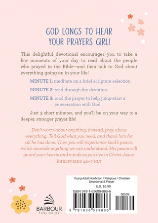 Choose Prayer: 3-Minute Devotions for Teen Girls- book,Books,Devotion,devotional,gifts-Ace of Grace Women's Boutique