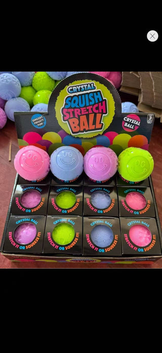 Fuzzy Smiley Face Squish Ball- GIFT,gift idea,GIFT IDEAS,GIFT SET,gifts,KIDS TOY,Squishies,Squishy,TOY,TOYS-Ace of Grace Women's Boutique