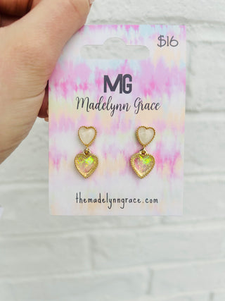 Madelynn Grace Dainty Heart Earring- earring, EARRINGS, Jewelry, MadelynnGrace, Seasonal-Ace of Grace Women's Boutique