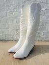 Tall White Wilder Cowgirl Boots- cowgirl, cowgirl boots, game, game day, game days, gameday, white cowgirl-Ace of Grace Women's Boutique