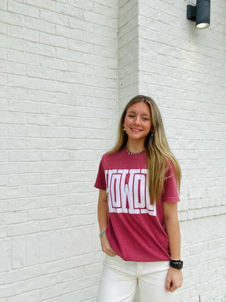 Howdy Graphic Tee- clothing,Curvy,fall clothes,GRAPHIC TEE,HOT PINK GRAPHIC TEE,HOWDY,howdy graphic tee,howdy tee,Sale,Tops-Ace of Grace Women's Boutique