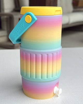 Retro Jug Cooler Skinny Can Holder- GIFT,gift idea,GIFT IDEAS,gifts-Rainbow-Ace of Grace Women's Boutique