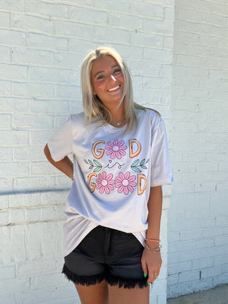 God is Good Graphic Tee- Curvy,God,graphic,graphic tshirt,Sale,Tops,TSHIRT-Ace of Grace Women's Boutique