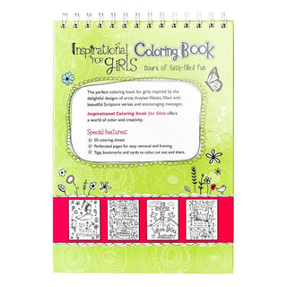 Coloring Book Wirebound Inspirational for Girls- activity,Bible,Christian,coloring,Devotion,devotional,GIFT,gift idea,GIFT IDEAS,GIFT SET,gifts,INSPIRATIONAL,KIDS,pray,PRAYER,prayer journal,Praying-Ace of Grace Women's Boutique
