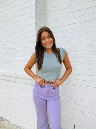 Lilac High Rise Dad Jeans- Bottoms, Colored jeans, Curvy, Dad jeans, high rise, high rise jeans, JEANS, JUDY BLUE, LILAC, PLUS, plus jeans, plus size, PLUS SIZE JEANS, Spring jeans, Stretchy, Summer jeans-Ace of Grace Women's Boutique