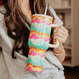 Neon Abstract 38 Oz Tumbler- BRUMATE CUP,CUP,CUPS,GIFT,gift idea,GIFT IDEAS,GIFT SET,gifts,glitter tumbler,LEOPARD CUP,pink cup,STANLEY CUP,SWIG,swig cups,tumbler,TUMBLER 40 OZ,WINE CUP,Yeti-Ace of Grace Women's Boutique