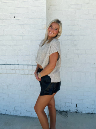 Split Front Button Down Skort | 2 colors- BLACK LEATHER SKIRT, black skirt, black Skort, Bottoms, clothing, fall skirt, game, game day, game day dress, game day skort, gameday, leather skirt, LEATHER SKORT, MAROON, maroon dress, maroon shorts, maroon skirt, skirt, skort-Ace of Grace Women's Boutique