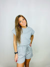 Classic Grey Lounge Set- 2 piece set, COZY SET, lounge, LOUNGE SET, MATCHING SET, TWO PIECE SET-Ace of Grace Women's Boutique