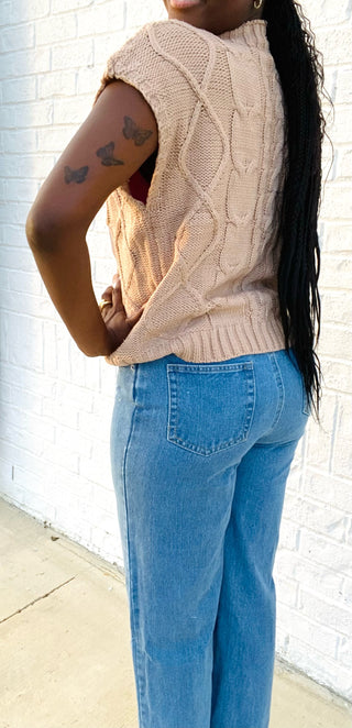 High Waist Side Button Jeans- Bottoms, Colored jeans, denim jeans, fall jeans, flare jeans, JEANS-Ace of Grace Women's Boutique