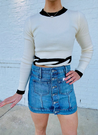 Split Button Up Denim Skirt- BLUE DENIM,Bottoms,clothing,DARK DENIM,denim,denim color,denim shorts,denim skirt,denim skort,fall skirt,JEANS,LIGHT DENIM,Mini skirt,skirt,XS-Ace of Grace Women's Boutique