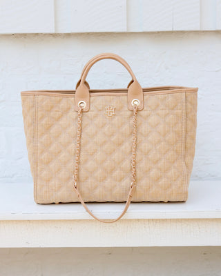 CAROLINE HILL - Melissa Tote Bag Natural- bag,bags,beach bag,caroline hill,CAROLINE HILL CROSSBODY,CAROLINE HILL PURSE,DUFFLE BAG,large bag,PURSE,TOTE BAG-Ace of Grace Women's Boutique