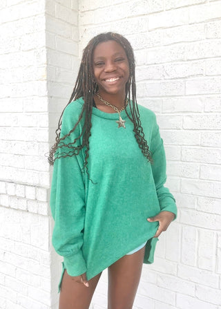 Softest Oversized Top- curv,Curvy,Hacci,oversized,oversized sweater,OVERSIZED TEE,OVERSIZED TOP,PLUS,plus size,SOFT,soft shirt,SOFT TEE,soft top,Tops-Ace of Grace Women's Boutique