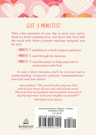 Choose Love: 3-Minute Devotions for Teen Girls- book,Books,Devotion,devotional,gifts-Ace of Grace Women's Boutique