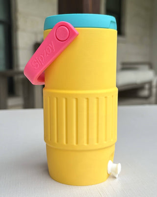 Retro Jug Cooler Skinny Can Holder- GIFT,gift idea,GIFT IDEAS,gifts-Yellow-Ace of Grace Women's Boutique