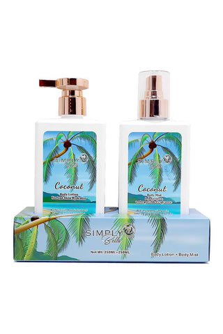 Coconut Body Lotion & Body Mist Set- Body butter,Butter,gifts,Lotion,Self care-Ace of Grace Women's Boutique