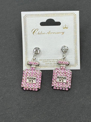 Parfum No.5 earrings- LIVESALE-Pink-Ace of Grace Women's Boutique