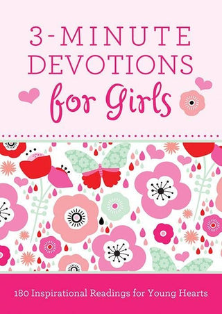 3-Minute Devotions For Girls- Bible,Christian,Devotion,devotional,GIFT,gift idea,GIFT IDEAS,GIFT SET,gifts,pray,PRAYER,prayer journal,Praying-Ace of Grace Women's Boutique