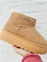 Beige Mini Platform Boot