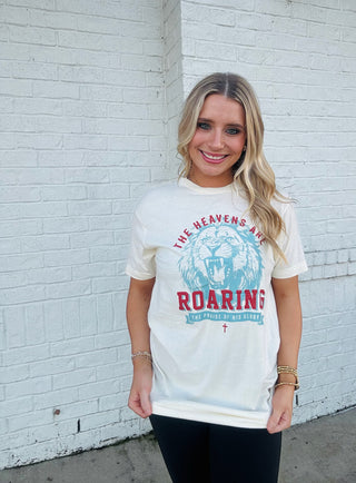 The Heavens Are Roaring Graphic Tee- clothing,Curvy,graphic,graphic T-shirt,GRAPHIC TEE,Graphic Tees,graphic tshirt,plus size graphic tee,Tops-Ace of Grace Women's Boutique