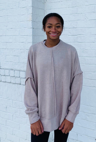 Soft Oversized Hacci Top- Curvy,Hacci,oversized,oversized sweater,oversized sweatshirt,OVERSIZED TEE,OVERSIZED TOP,PLUS,plus size,plus size sweater,pullover,SWEATER,Tops-Ace of Grace Women's Boutique