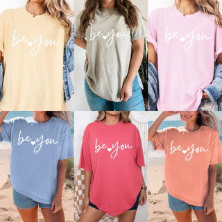 Be You T-Shirt • Allie from Alabama • NEW COLORS- Allie, Allie from alabama, Be you, butterflies, butterfly, butterfly tee, clothing, COMFORT COLOR, Curvy, graphic, GRAPHIC TEE, Graphic Tees, graphic tshirt, Tops, You matter-Ace of Grace Women's Boutique