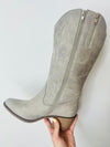 Grey Sand Cowgirl Boots- cowboy boots, cowgirl, cowgirl boots, game, game day, game days, gameday, grey boots, rodeo, suede boots, tall boots-Ace of Grace Women's Boutique