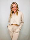 Beige Active Joggers- 2 piece set, active, beige joggers, COZY SET, joggers, LOUNGE SET, MATCHING SET, SET, workout-Ace of Grace Women's Boutique