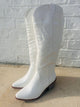 Tall White Wilder Cowgirl Boots- cowgirl, cowgirl boots, game, game day, game days, gameday, white cowgirl-Ace of Grace Women's Boutique