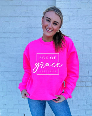 Ace of Grace Sweatshirt - PREORDER- clothing, sweatshirt, SWEATSHIRTS-Ace of Grace Women's Boutique
