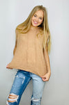 Wide Shoulder Hooded Knit Vest- FALL, fall clothes, fall transition, hoodie, knit, knit vest, VEST-Ace of Grace Women's Boutique