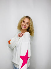 Star Sleeve Sweater Top