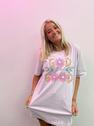 God is Good Graphic Tee- Curvy,God,graphic,graphic tshirt,Sale,Tops,TSHIRT-Ace of Grace Women's Boutique