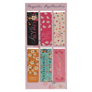 Magnetic Bookmark Set Overflowing Grace- Bible,Christian,Devotion,devotional,GIFT,gift idea,GIFT IDEAS,GIFT SET,gifts,pray,PRAYER,prayer journal,Praying-Ace of Grace Women's Boutique
