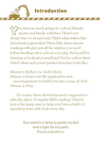 3 - Minute Devotions For Boys- book,Books,Devotion,devotional,gifts-Ace of Grace Women's Boutique