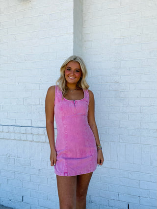 pink corduroy dress womens FASHION NOVA Pink Corduroy Dress S (4-6)