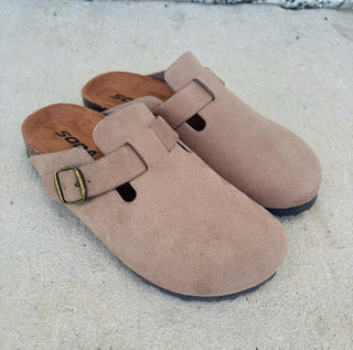 Brown Clog Shoes- Birkenstock, Birks, BROWN, clogs, FOOTWEAR, shoe, Shoes-Ace of Grace Women's Boutique