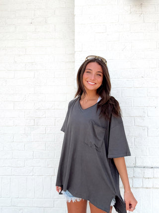 Oversized Boyfriend Tee- Curvy,Neon,oversized,OVERSIZED TEE,OVERSIZED TOP,PLUS,plus size,Slouchy,Tops-Ace of Grace Women's Boutique