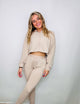 Beige Active Joggers- 2 piece set, active, beige joggers, COZY SET, joggers, LOUNGE SET, MATCHING SET, SET, workout-Ace of Grace Women's Boutique