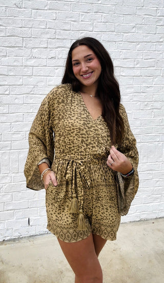 Animal Print Romper- animal, ANIMAL PRINT, CHEETAH, CHEETAH PRINT, clothing, Curvy, dresses & rompers, FALL, fall clothes, fall transition, LEOPARD, LEOPARD PRINT, ROMPER-Ace of Grace Women's Boutique