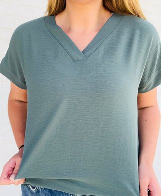 V-Neck Dolman Top- Dolman,Perfect for work,summer work top,Tops,work,WORK SHIRT,Work tank,WORK TOP,WOVEN,WOVEN TOP-Ace of Grace Women's Boutique