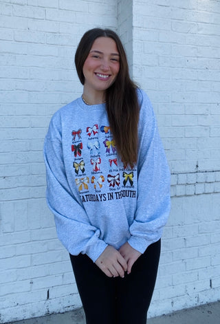 Saturdays in the South Sweatshirt- clothing, Curvy, football, Madelynn, MadelynnGrace, SEC, sweatshirt, SWEATSHIRTS, Tops-Ace of Grace Women's Boutique