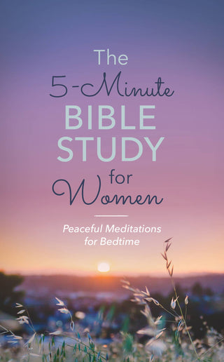 5-Minute Bible Study-Women: Peaceful Meditations for Bedtime- book,Books,Devotion,devotional,gifts-Ace of Grace Women's Boutique