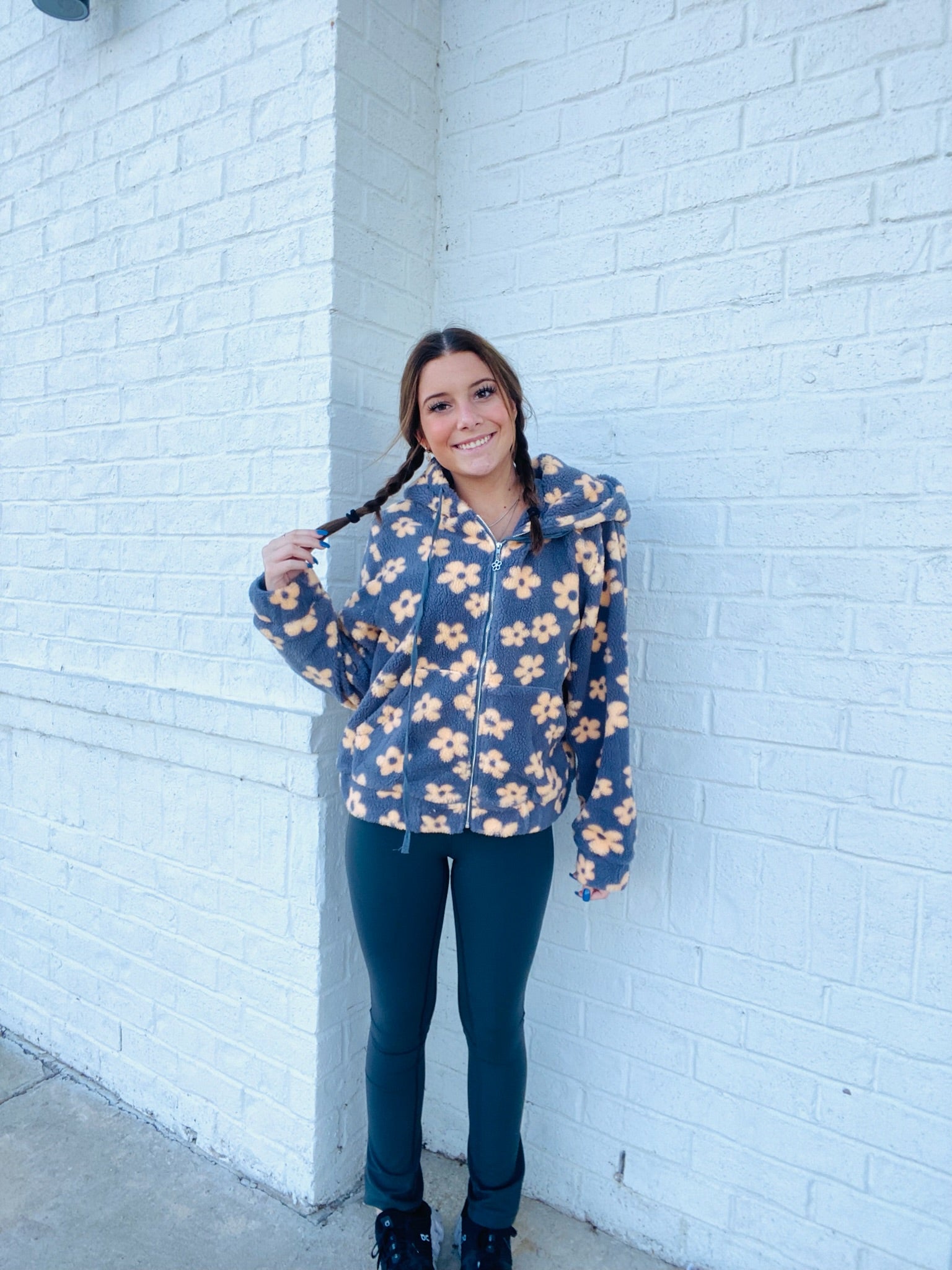 Classic Flower Puffer Jacket