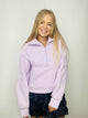 Classic Funnel Neck Half Zip Pullover | 3 colors- FALL, fall clothes, fall transition, half zip, LIGHTWEIGHT, LIGHTWEIGHT TOP, lounge, pullover-Ace of Grace Women's Boutique